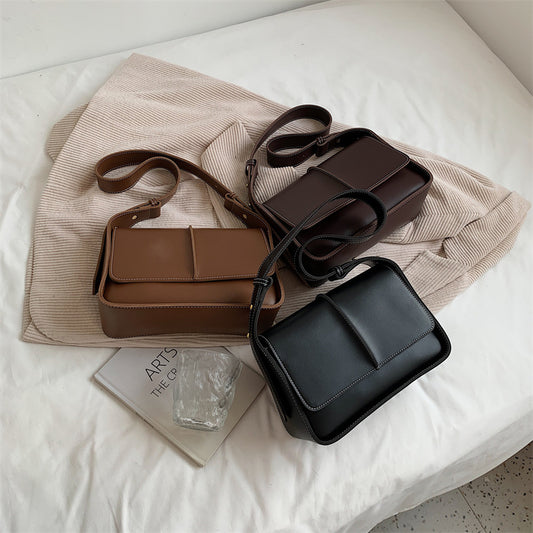 Bolso Bandolera Retro Texturizado para Mujer