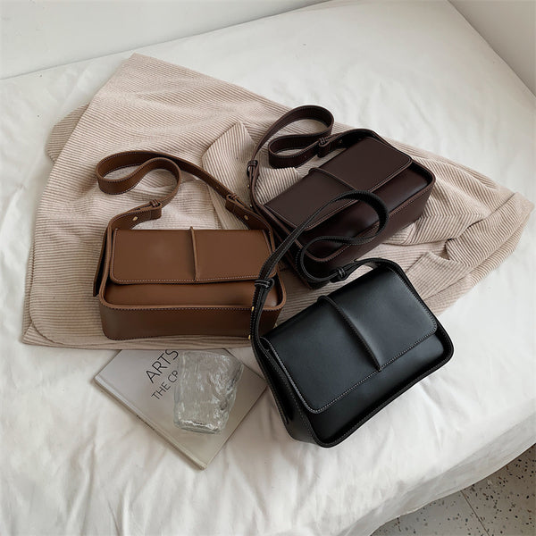 Bolso Bandolera Retro Texturizado para Mujer