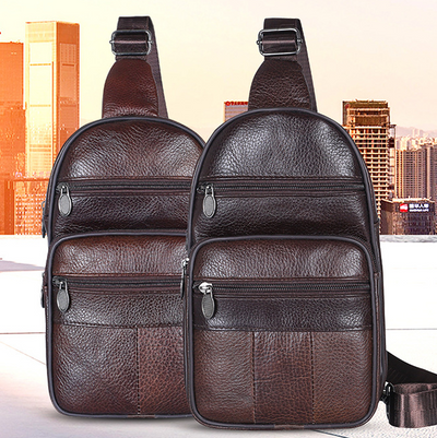 Bolso de Pecho Cuero Genuino para Hombre - Estilo Casual Premium - Image 7