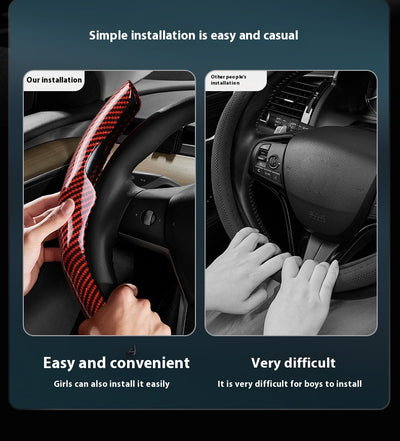 Funda Volante Fibra Carbono Brillo - Diseño Premium para Auto - Image 18