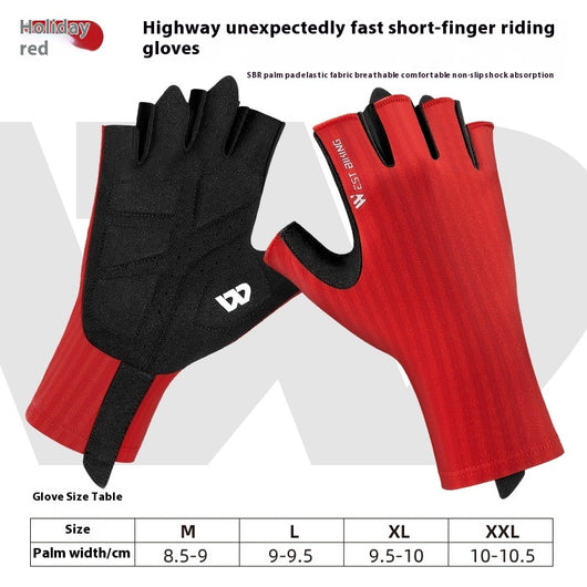 Guantes de Ciclismo sin Dedos con Absorción de Impactos y Transpirabilidad - Image 10