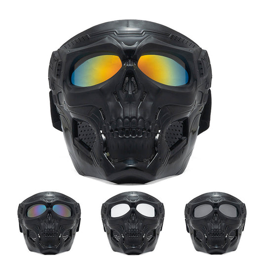 Gafas de Motociclismo Antiaire con Diseño Calavera Unisex