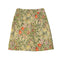 Falda A-línea Jacquard Corta de Talle Alto Verano Efecto Adelgazante Anti-brillo