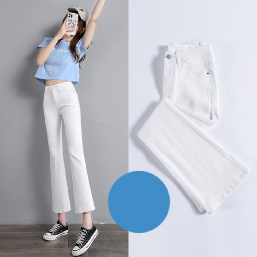 Pantalón Cropped Acampanado Cintura Alta Reductor para Mujer - Image 17
