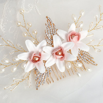 Tocado de Flores de Cristal Hecho a Mano - Elegancia y Estilo - Image 13