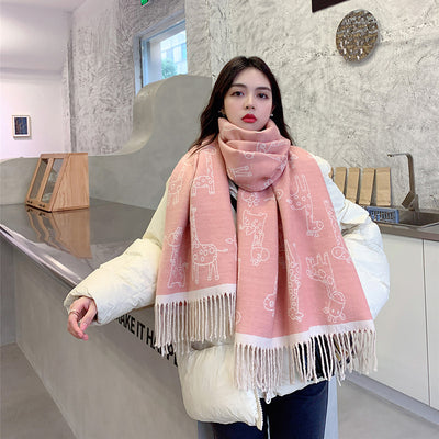 Pashmina Estampada de Protección Solar para Otoño e Invierno - Image 14