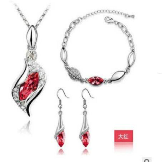 Collar Colgante de Aretes Combinados - Image 18