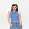Chaleco Tejido con Lentejuelas y Botones de Jeans