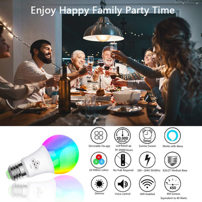 Foco LED Inteligente WiFi, Compatible con Alexa y Google - Image 6