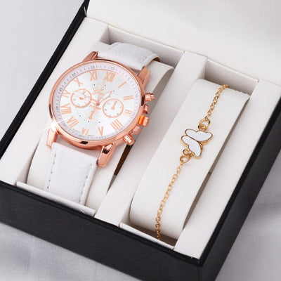 Reloj Mariposa Multicolor Doble Capa para Mujer - Image 5