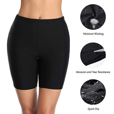 Traje de Baño Tres Cuartos Liso para Mujer - Estilo Europeo y Americano - Image 3