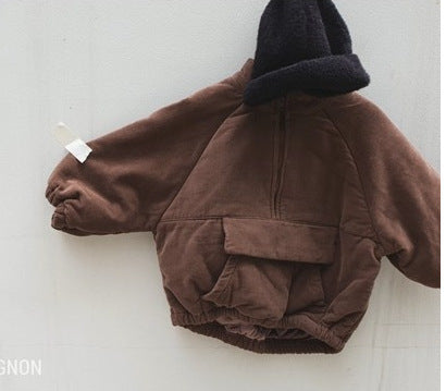 Sudadera Fleece Vintage con Chaqueta de Algodón