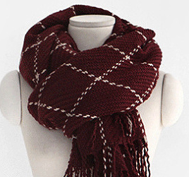 Bufanda Cuadros Británica Gruesa Abrigo Invierno Hombre Mujer Versátil - Image 7