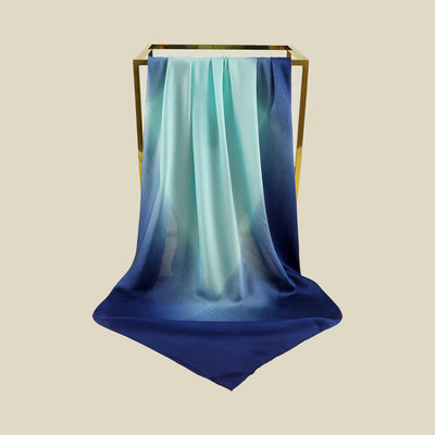 Pañuelo de Seda Artificial Degradado 90cm - Accesorio Versátil para Cualquier Estilo - Image 6