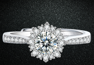 Anillo de Plata S925 con Encaje Elegante para Mujer - Image 8
