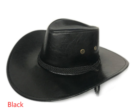 Sombrero Vaquero Estilo Oeste Americano de Cuero Sintético - Image 7