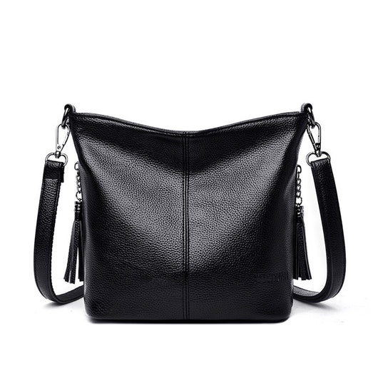Bolso Bandolera Mujer de Gran Capacidad con Detalles de Borlas - Image 2