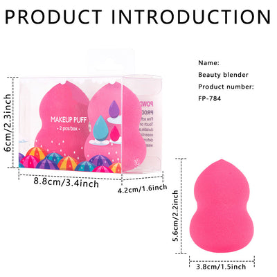 Esponja de Maquillaje en Forma de Pera con Gotitas de Agua - Image 24