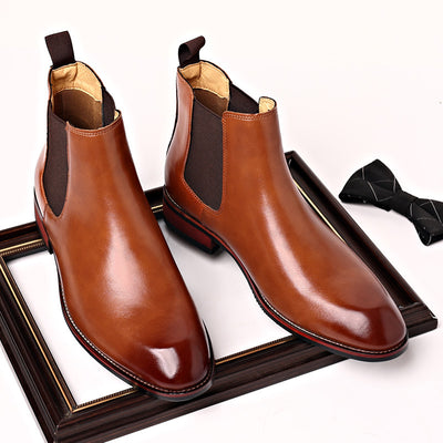 Botas Chelsea para Hombre Otoño Respirables Punta Afilada - Image 2