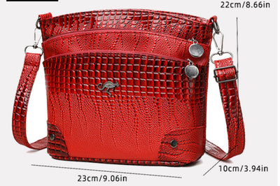 Bolso Vintage Multicompartimento para Madre - Bandolera Casual - Image 8