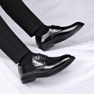 Zapatos de Cuero para Hombre - Elegancia Formal para Bodas y Eventos - Image 3