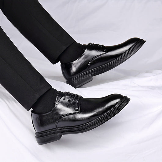 Zapatos de Cuero para Hombre - Elegancia Formal para Bodas y Eventos - Image 3