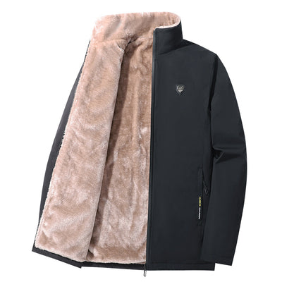 Chaqueta de Cordero Acolchada para Hombre Talla Grande - Calidez Extrema - Image 11