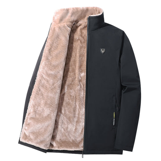 Chaqueta de Cordero Acolchada para Hombre Talla Grande - Calidez Extrema - Image 11