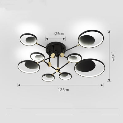 Lámpara de Techo LED Molecular Diseño Nórdico Minimalista - Image 9