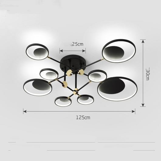 Lámpara de Techo LED Molecular Diseño Nórdico Minimalista - Image 9