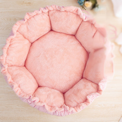 Cama Suave Floral para Mascotas Pequeños - Nido Acogedor para Perros y Gatos - Image 5
