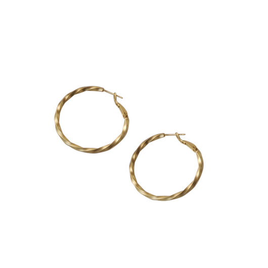 Aretes de Oro Plegados - Image 4