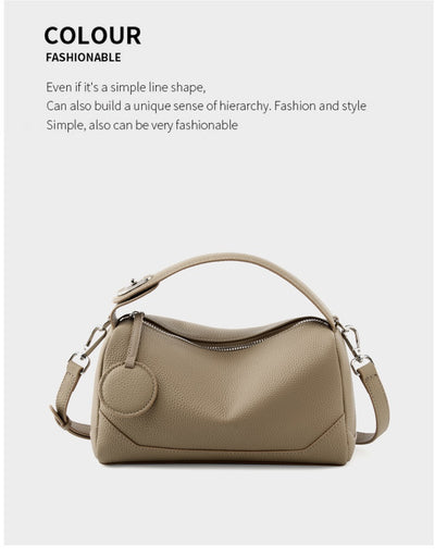 Bolso Crossbody de Cuero Genuino para Mujer - Portátil y Elegante - Image 34