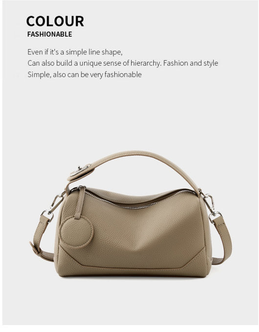 Bolso Crossbody de Cuero Genuino para Mujer - Portátil y Elegante - Image 34