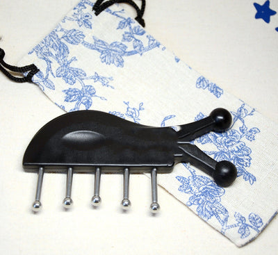 Champú Masajeador Gua Sha sin Marcas - Peine de Cinco Uñas para Masaje Capilar - Image 10