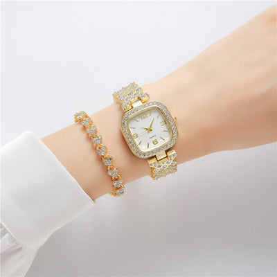 Reloj de Pulsera Cuadrado Diamante para Mujer - Lujo y Elegancia - Image 11