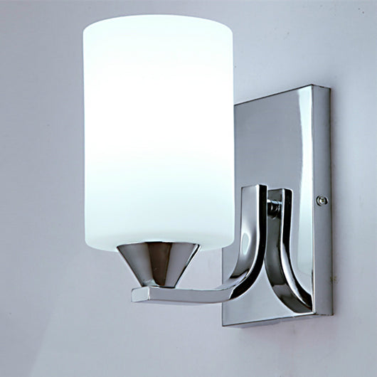 Lámpara de Pared de Cristal Minimalista para Mesita de Noche