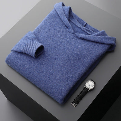 Sudadera con Capucha de Cachemira Tejida para Hombre - Image 4
