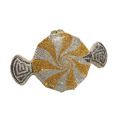 Clutch de Cristal Diamante Caramelo para Mujer - Image 5