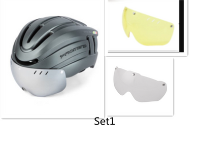 Casco Integral para Bicicleta de Montaña con Luz LED de Advertencia - Image 7