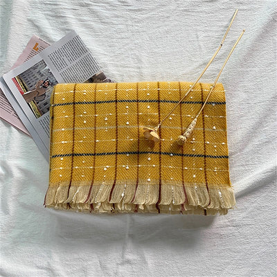 Bufanda de Cachemira Cuadros para Mujer - Estilo y Personalidad - Image 9