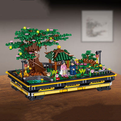 Miniatura de Bonsái Creativo en Resina - Modelo Verde Pino - Image 6