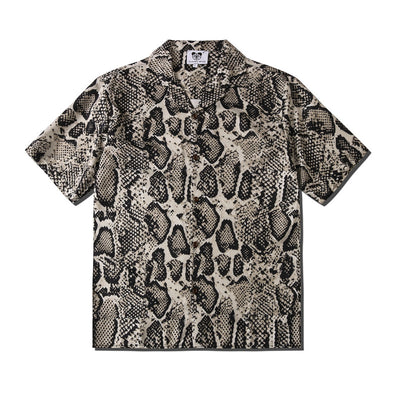 Cardigan Suelto Estampado Leopardo de Manga Corta Unisex
