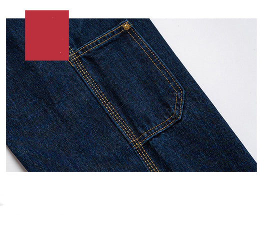 Pantalones Slim Unisex con Costuras Topstitched y Bordados - Image 13