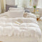 Lace Cream White 1.5m Bed Sheet 150× - 200cm