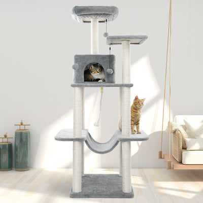 Torre de Lujo para Gatos con Doble Condominio y Percha Espaciosa - Image 15