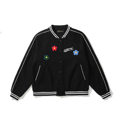 Chaqueta Casual Hombre con Parches Bordados - Estilo Relajado y Versátil - Image 3