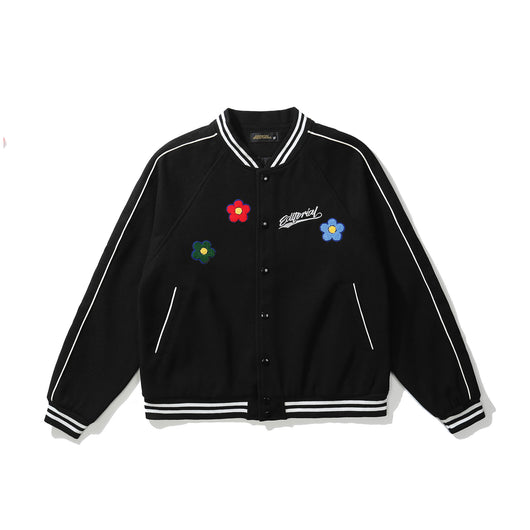 Chaqueta Casual Hombre con Parches Bordados - Estilo Relajado y Versátil - Image 3