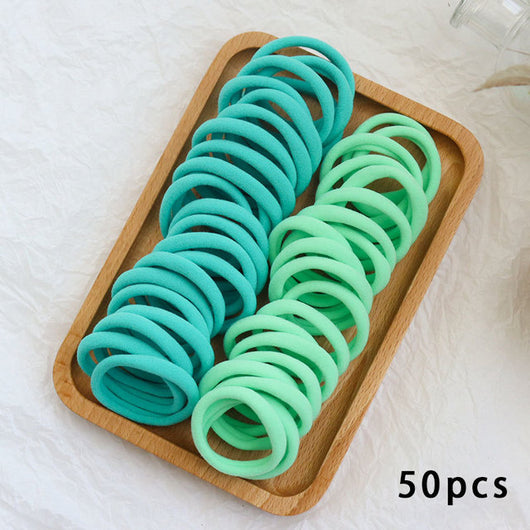 Set de 50 Bandas Elásticas Coloridas para el Cabello - Accesorios Infantiles - Image 46