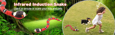 Serpiente Interactiva Inteligente para Gatos y Perros - Juguete RC con Sensor de Movimiento - Image 7